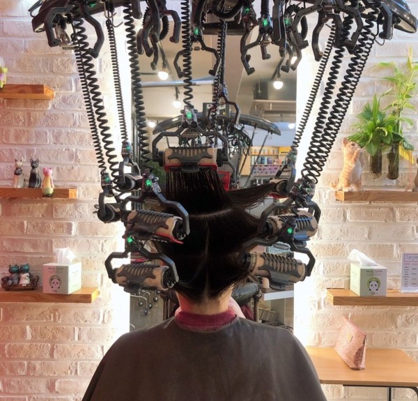 레이어드컷과 함께한 레이어드 굵은 s컬펌5