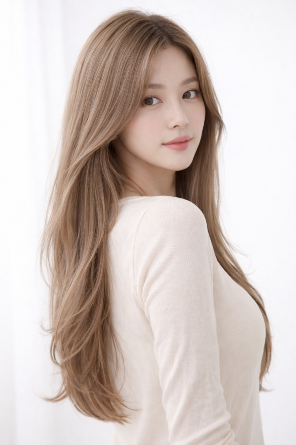 탈색 머리스타일  애쉬브라운3