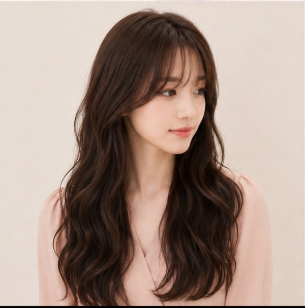 레이어드컷과 함께한 레이어드 굵은 s컬펌2