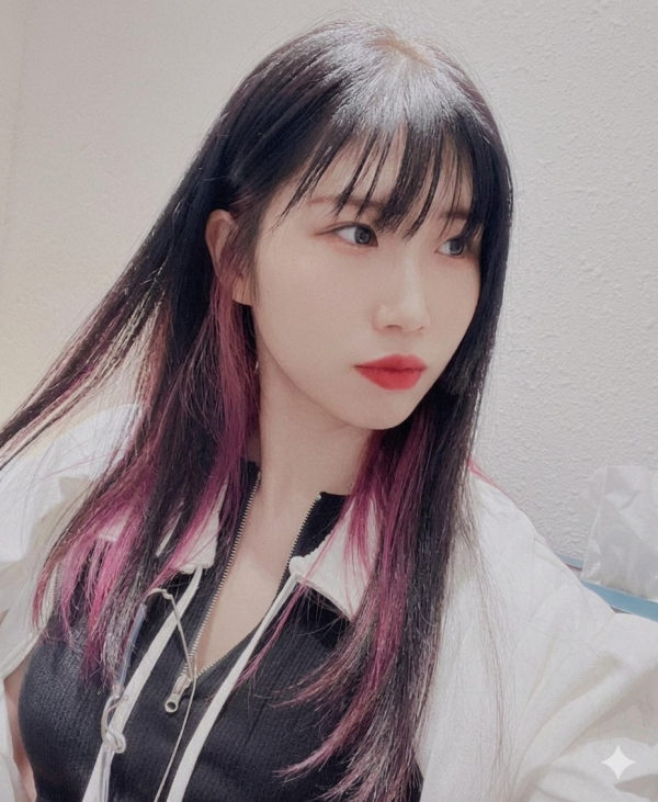 성신여대 미용실 투톤 탈색 핑크염색 시술후 측면