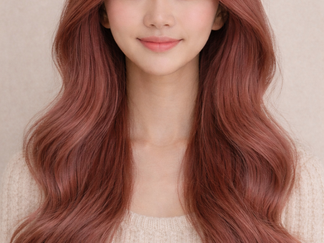 성신여대역 미용실 핑크브라운컬러