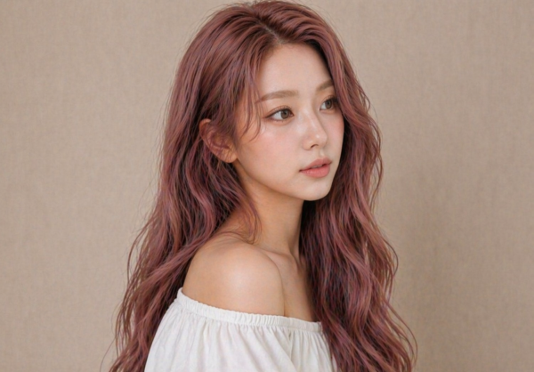 탈색 머리스타일 애쉬핑크3