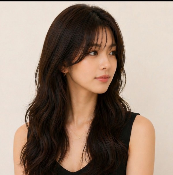 레이어드컷 웨이브펌 미디움헤어 여신머리 추천2