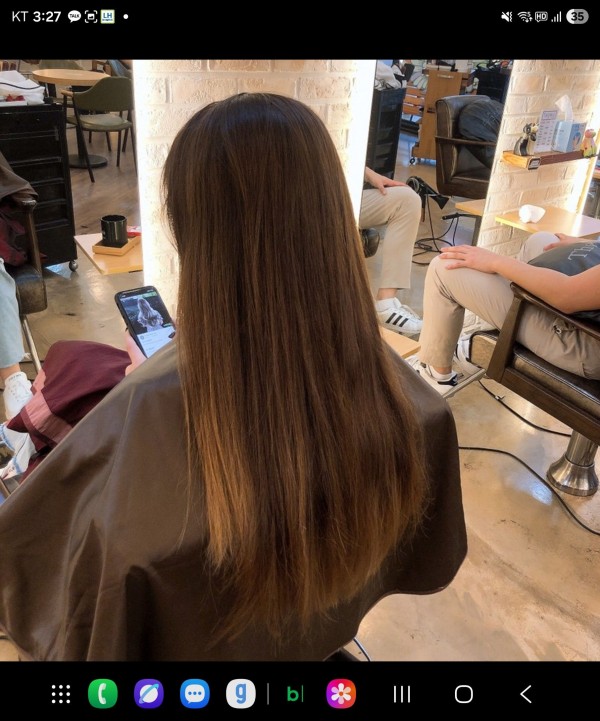 성신여대역 미용실 밀크 브라운 컬러6