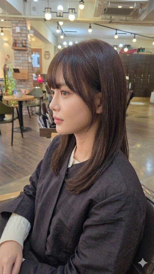 성신여대 미용실 중간길이 볼륨매직2