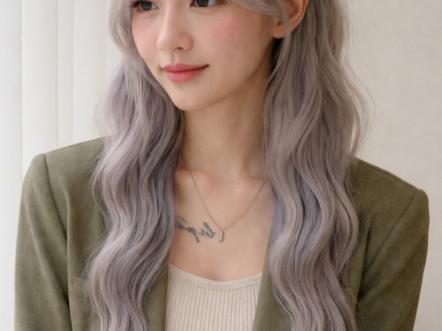 성신여대 미용실 백금발 애쉬블론드