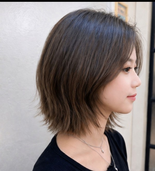 탈색머리 스타일 애쉬브라운2