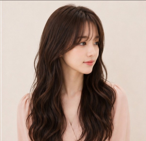 레이어드컷과 함께한 레이어드 굵은 s컬펌1