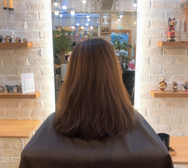 밀크브라운 컬러염색7