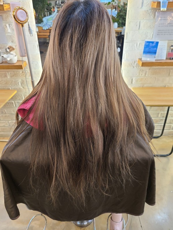 성신여대 미용실 블루블랙 염색6