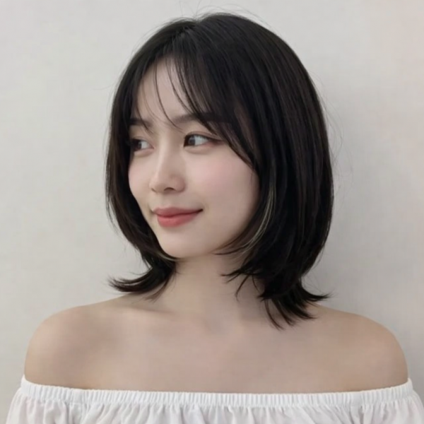 성신여대 미용실 레이어드 볼륨매직 c컬 측면