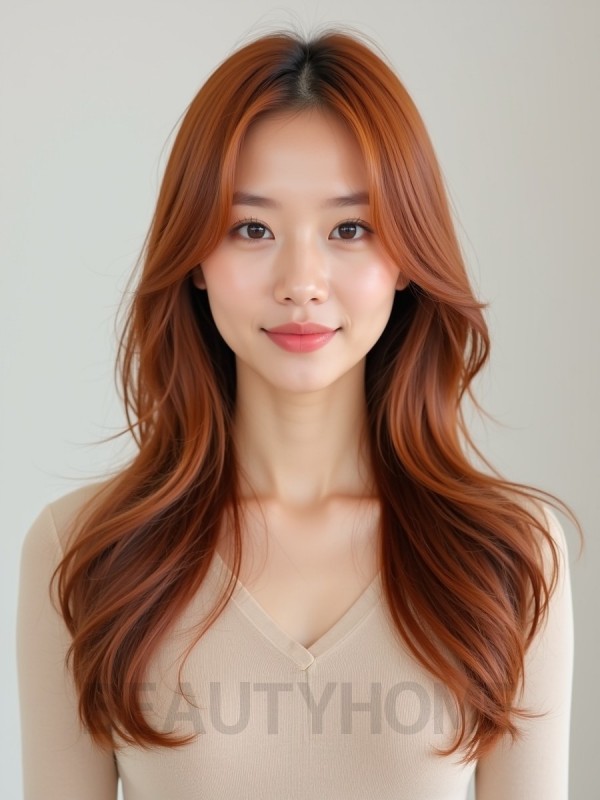 오렌지코퍼 긴생머리