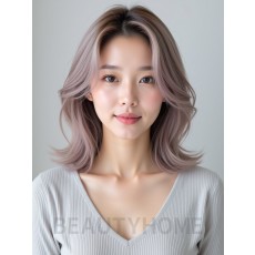 레이어드 윈드펌 사이드뱅