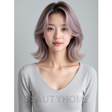 레이어드 윈드펌 커튼뱅