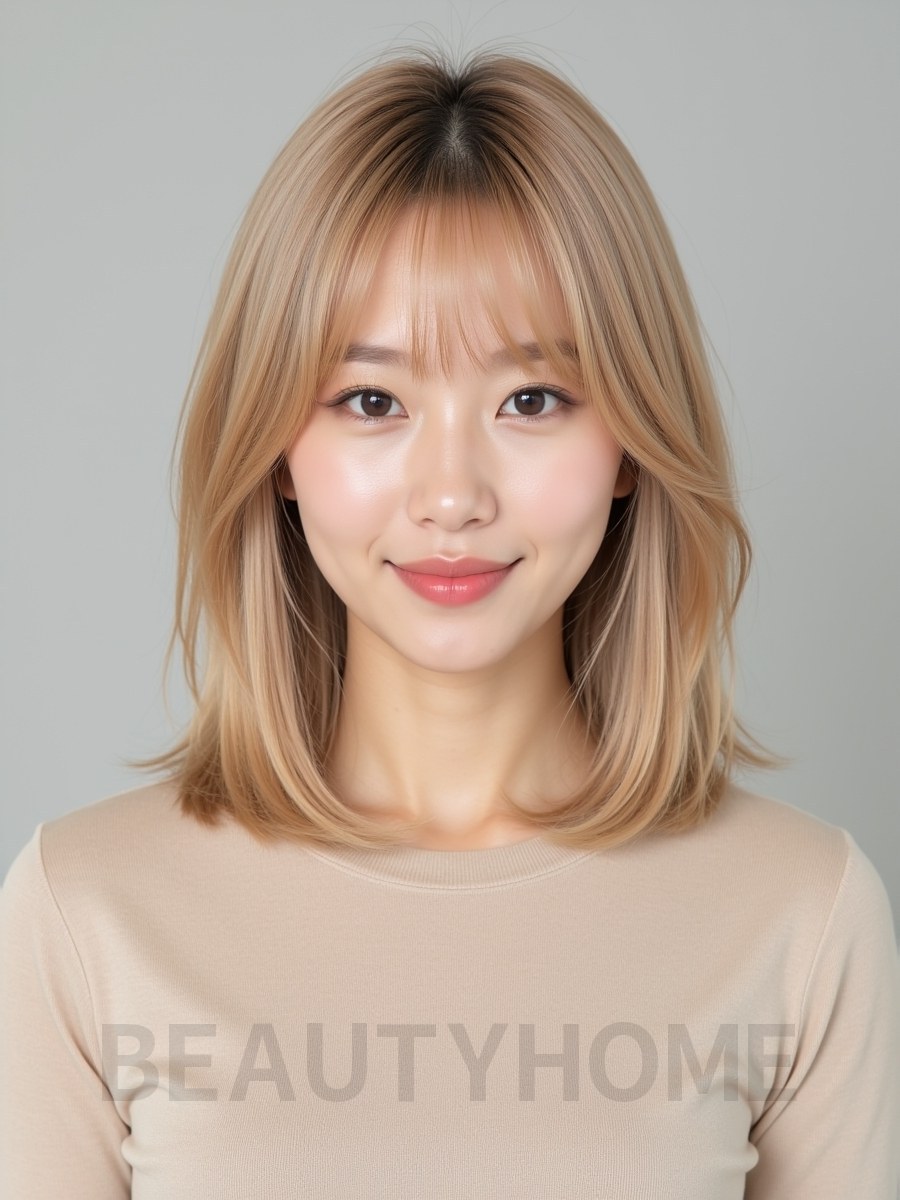 내추럴 레이어드 C컬 펌