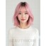 내추럴 플리츠 C컬 펌 블라썸 핑크