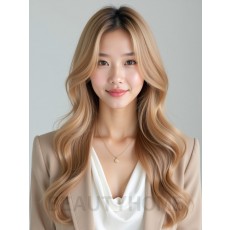 골든 블론드 머메이드 웨이브