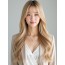 골든 블론드 긴 볼륨 생머리