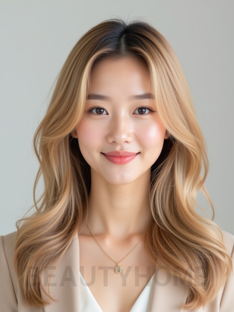 골든 블론드 미디엄 블로우웨이브