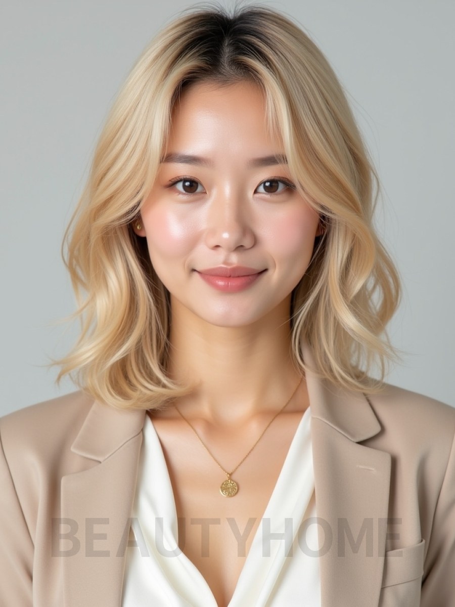 골든 블론드 레이저 컷