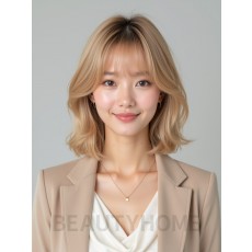 골든 블론드 미디엄 샤기