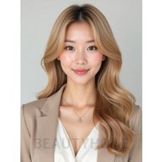골든 블론드 바디 웨이브 펌