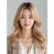 골든 블론드 핑거웨이브