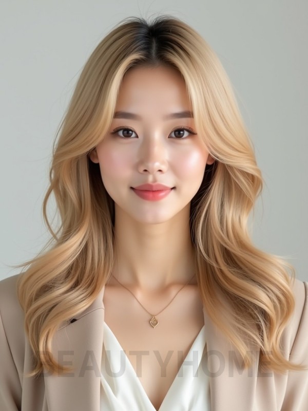 골든 블론드 핑거웨이브