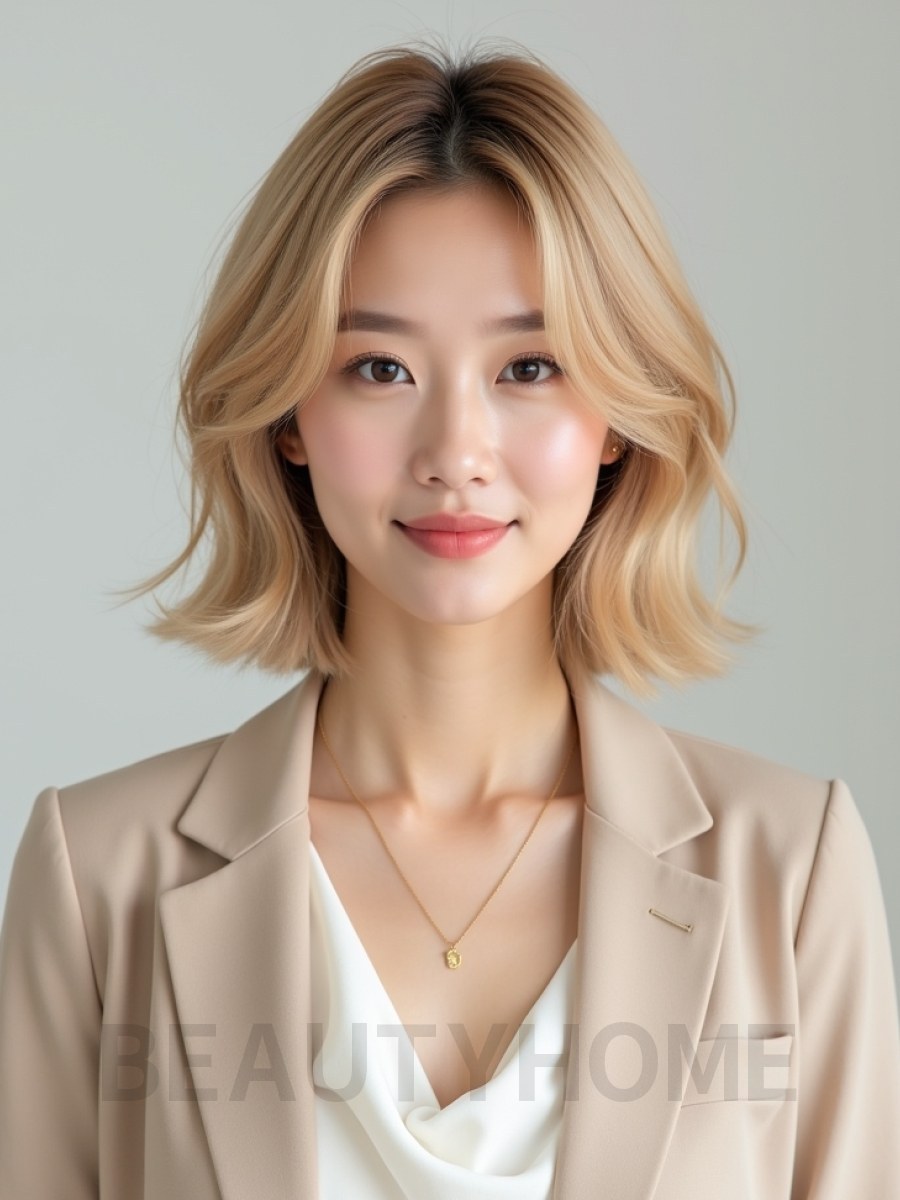 골든 블론드 숏 머쉬룸