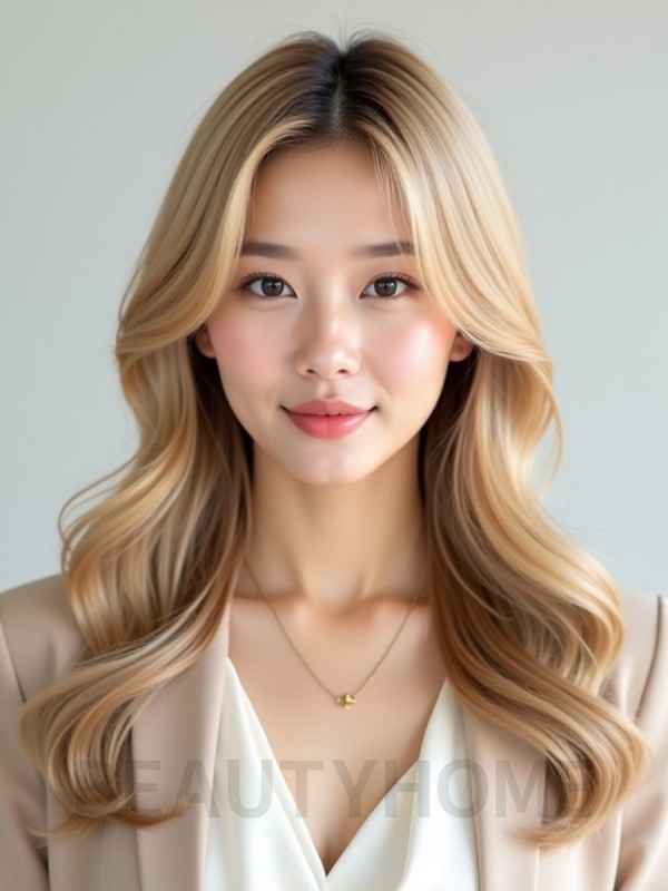 골든 블론드 페이스 레이어