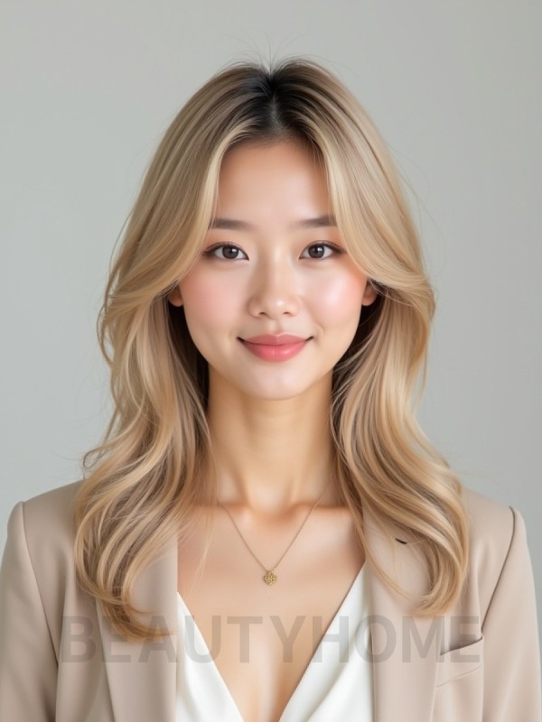 골든 블론드 머시 텍스처