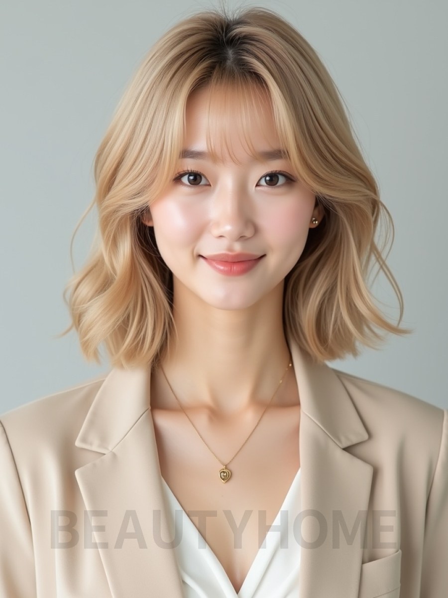 골든 블론드 울프+커튼뱅