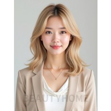 골든 블론드 웨이브펌