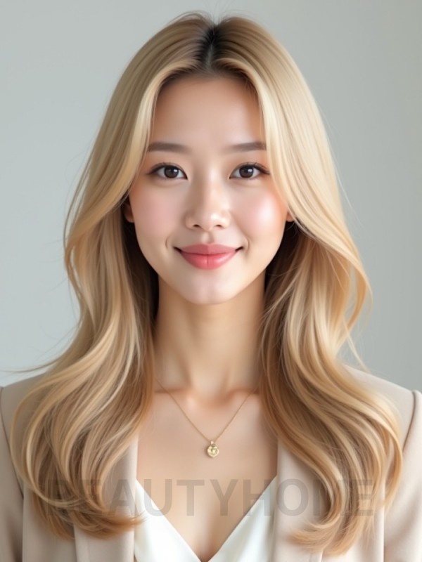 골든 블론드 글래스헤어