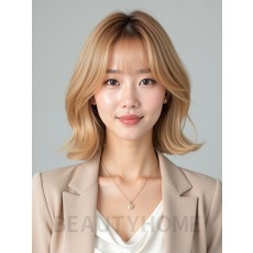 골든 블론드 숏 레이어