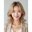 골든 블론드 텍스처 단발