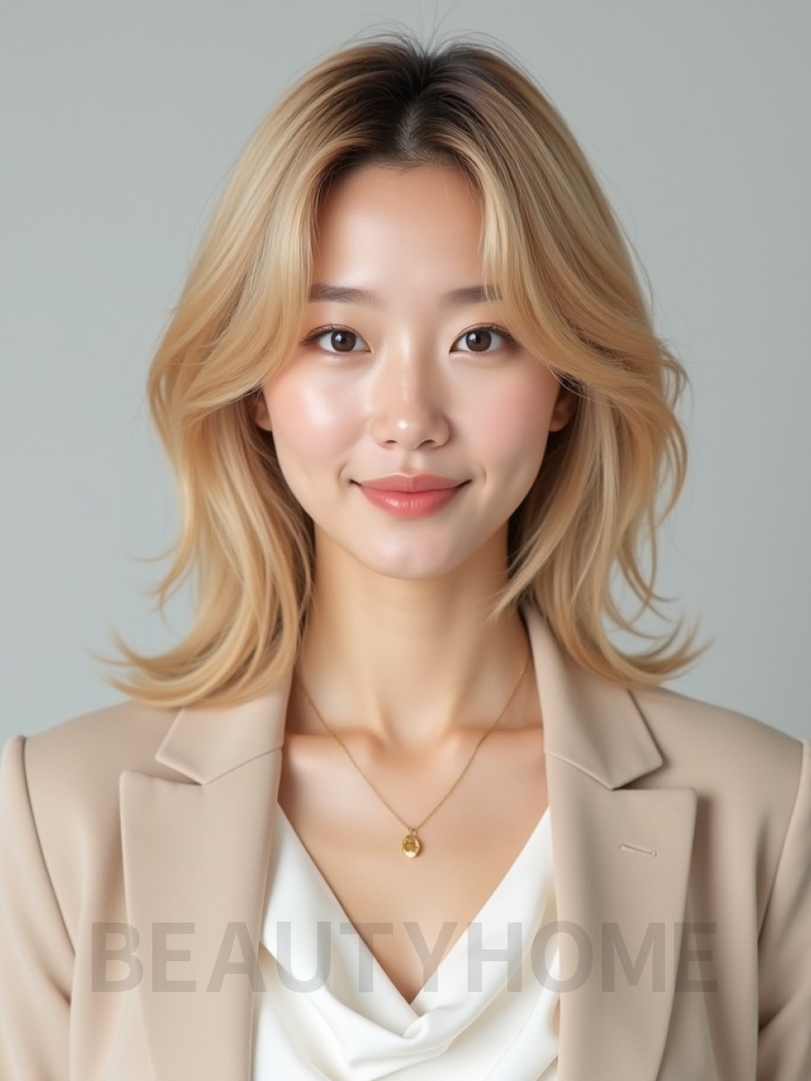 골든 블론드 투슬 텍스처