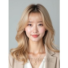골든 블론드 그라데이션 레이어