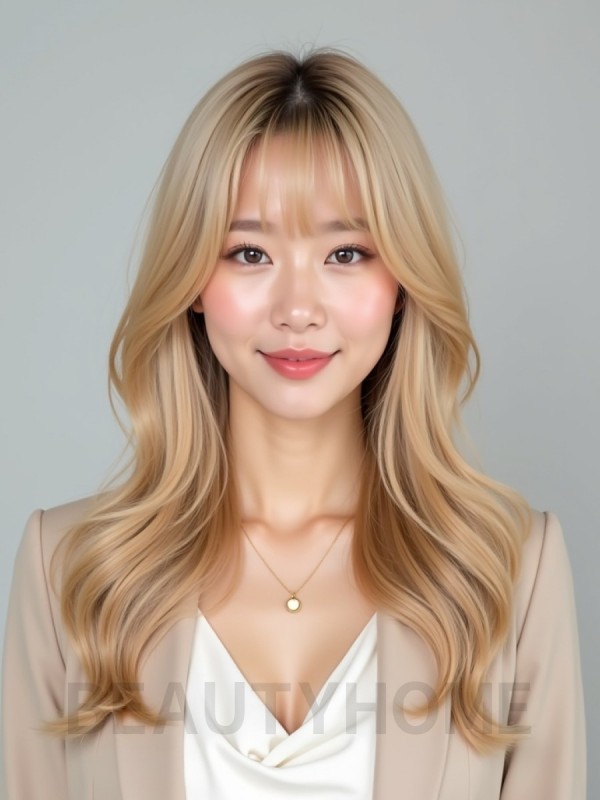 골든 블론드 페더 뱅