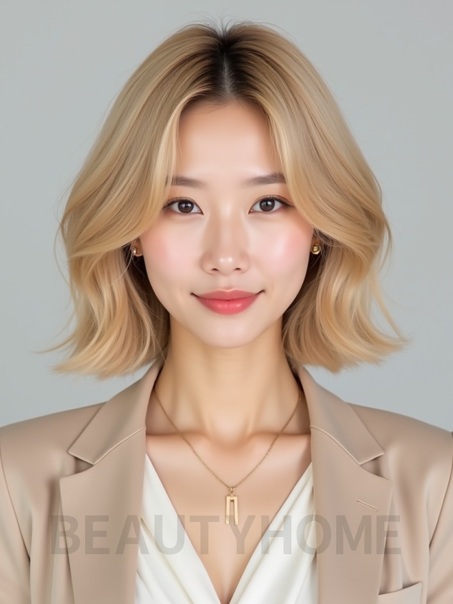 골든 블론드 60s 모드 단발