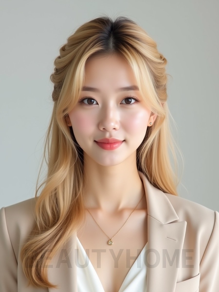 골든 블론드 부분 브레이드