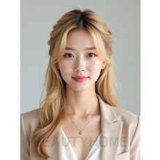 골든 블론드 부분 브레이드