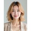 골든 블론드 A라인 단발