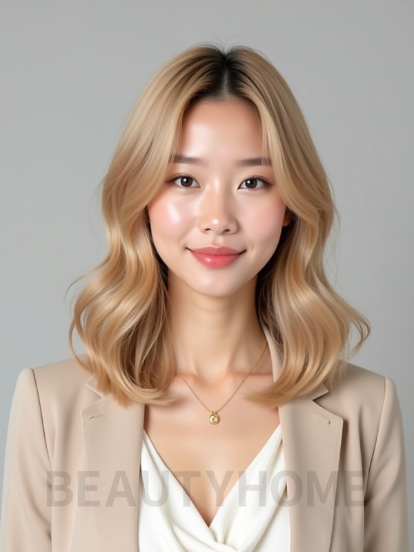 골든 블론드 웨이브 LOB