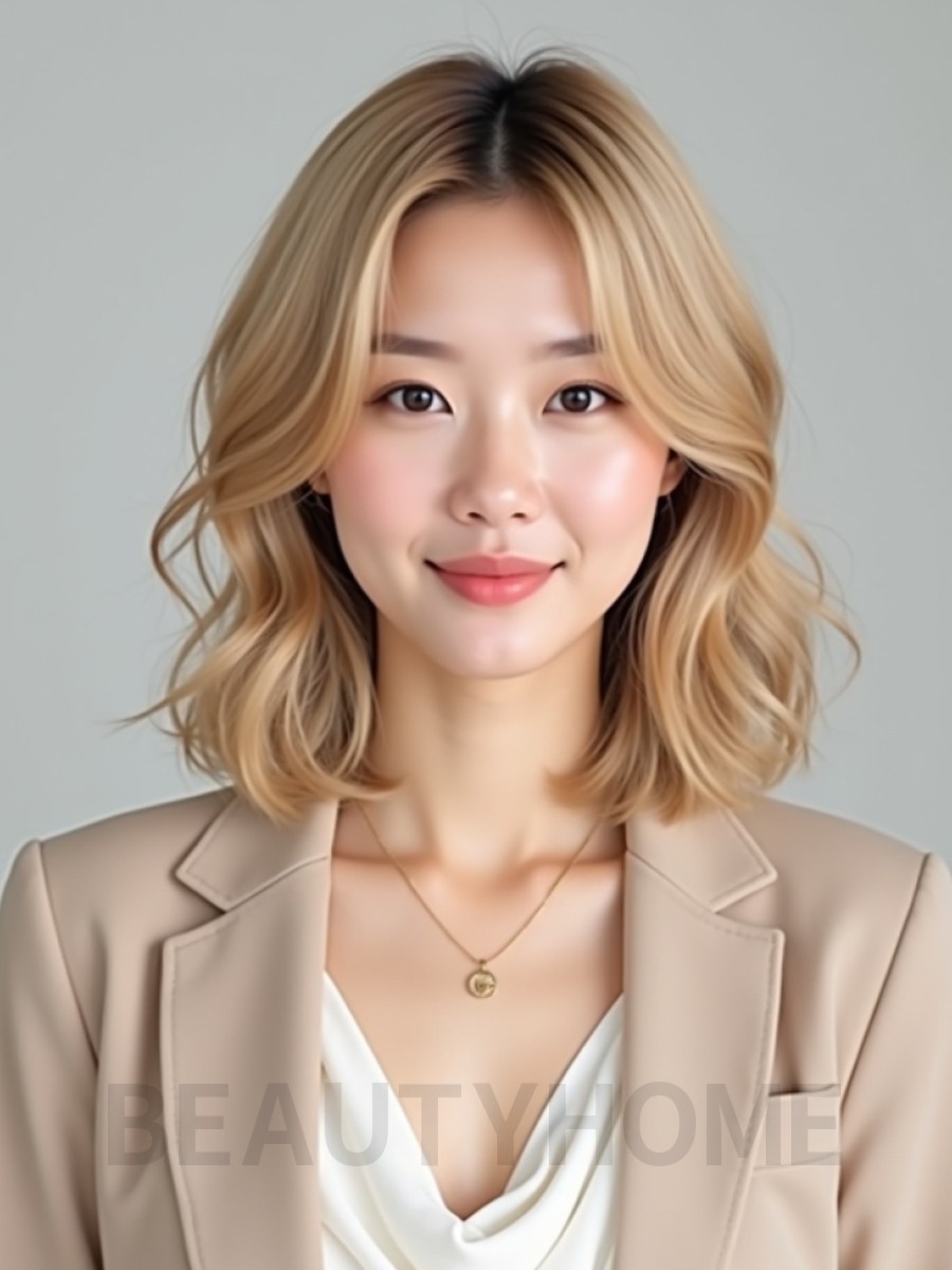 골든 블론드 미디엄 허시컷