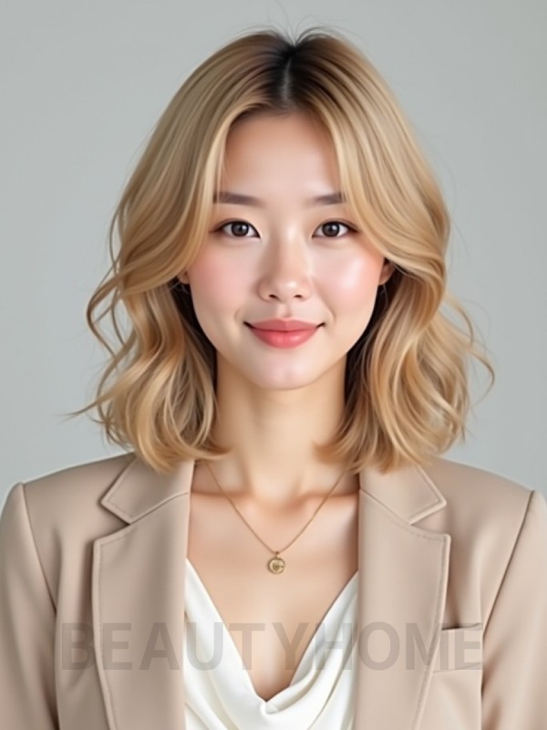 골든 블론드 미디엄 허시컷