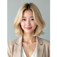 골든 블론드 이탈리안 단발