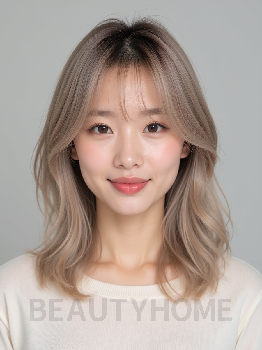 애쉬 베이지 픽시컷