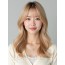 골든 블론드 쇄골 생머리+센터