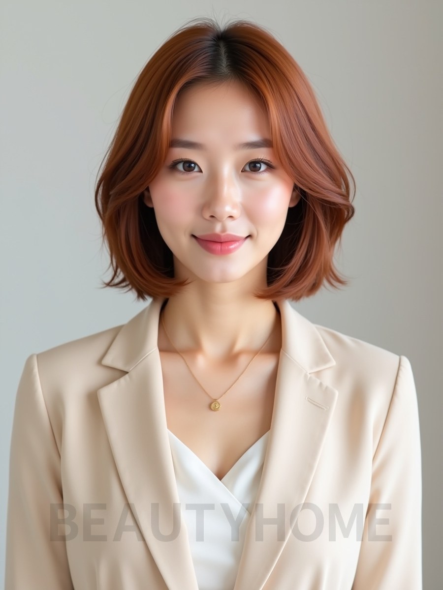 오번 적갈색